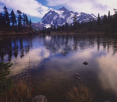Mt Shuksan From Picture Lake