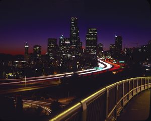 Seattle Skyline from the Jose Rizal Bridge